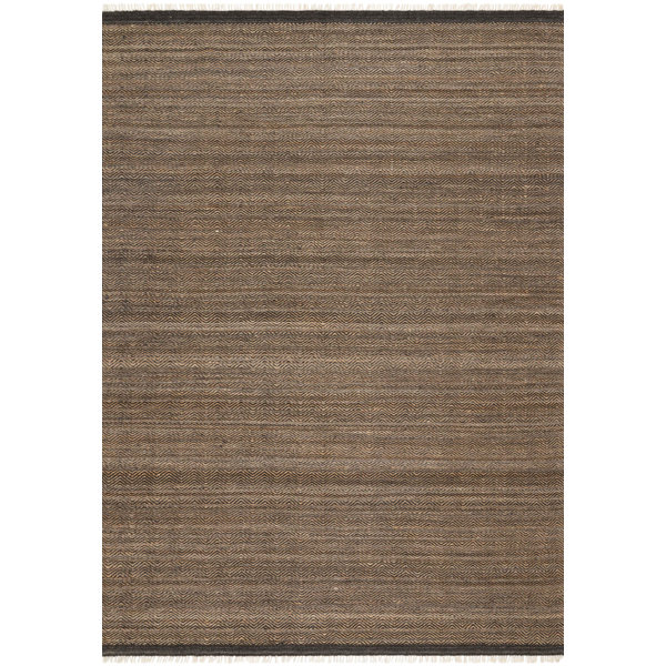 Loloi Rugs Omen Flatweave Geometric, Striped Area Rug in Mocha Perigold